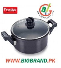 Prestige Hard Anodised 3 Liter Pressure Cookware with Glass Lid Ladle Holder